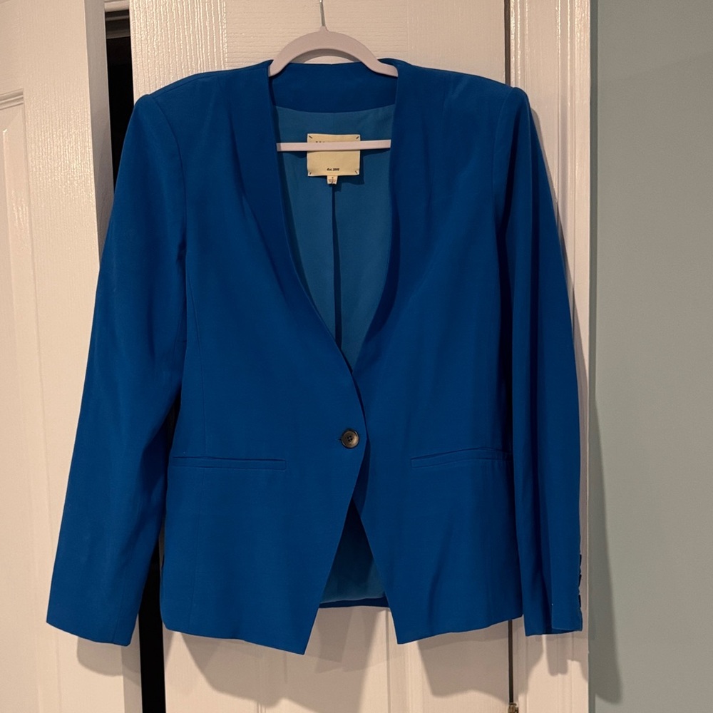 L'AGENCE Vibrant Blue Blazer